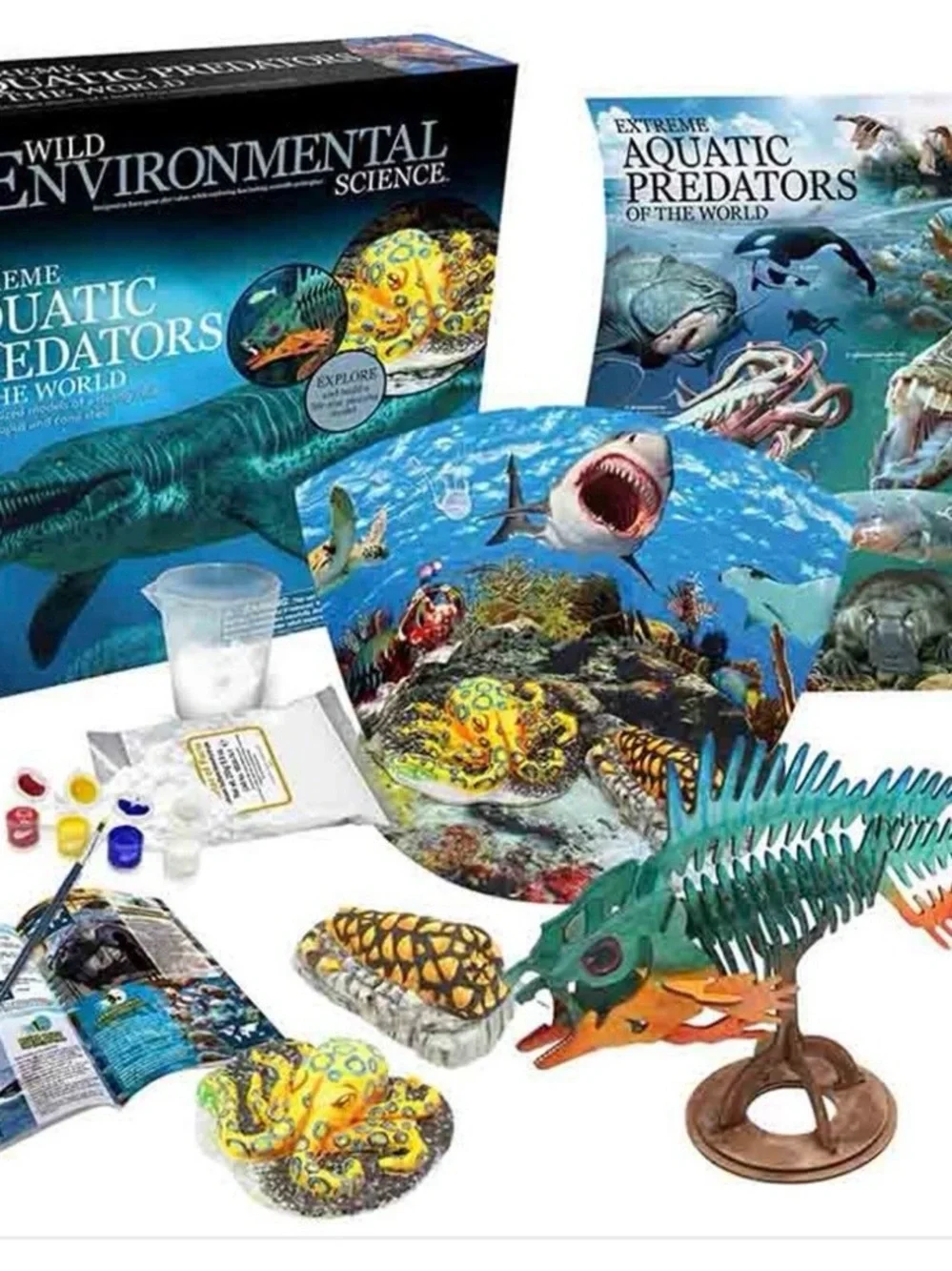 NIB Wild Environmental Science Extreme Aquatic Predators Kit